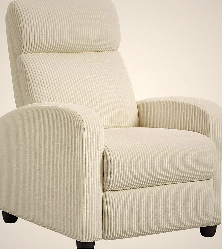 Corduroy Recliner Chair Single Sofa Home Theater Seating Adjustable Modern Recli