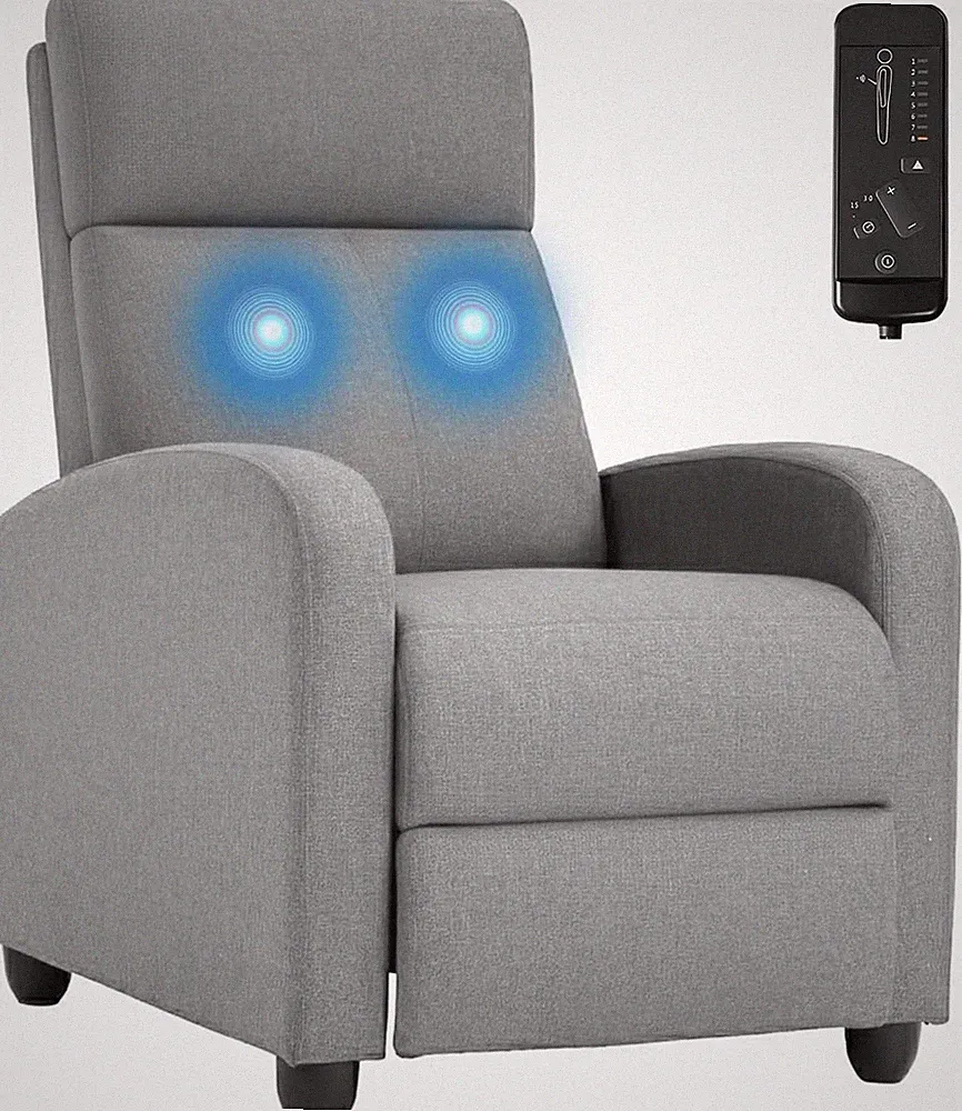 PayLHere Recliner Chair Single Reclining Sofa Home Theater Seating with