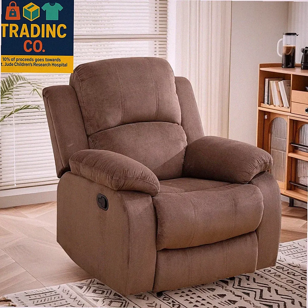 Power Recliner Chair, Oversized Reclining Chair with Home Theater Seating, Overs