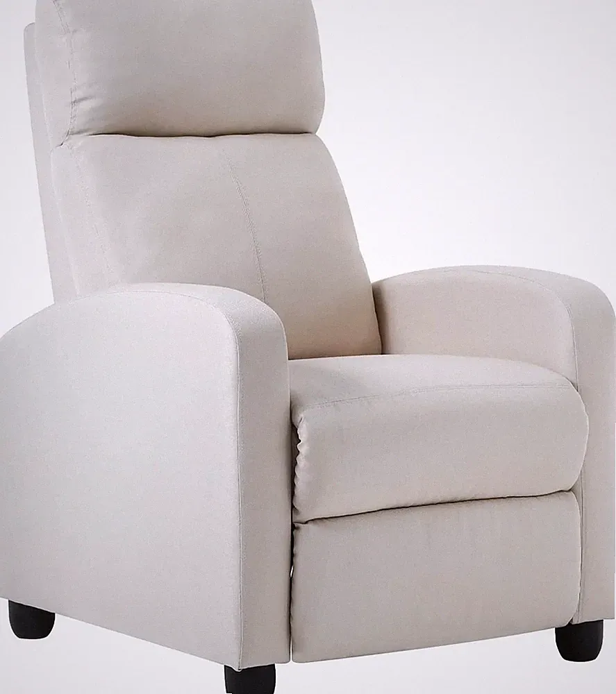 Recliner Chair Home Theater Seating Easy Lounge with Fabric Padded Seat Backrest