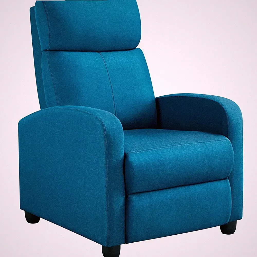 Media room theater seating recliners